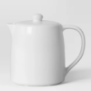Tetera de porcelana blanca de 1,5 litros (50 oz) -Threshold