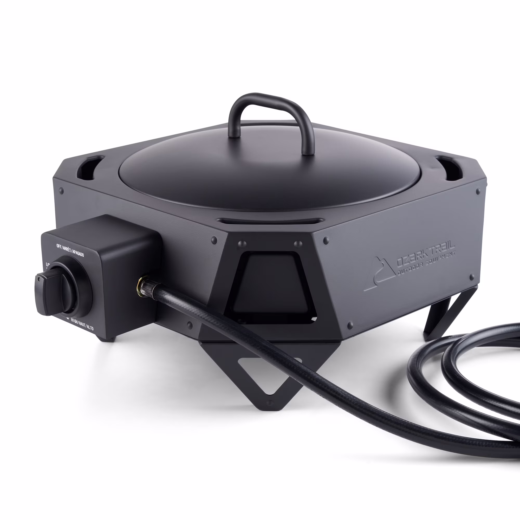 Fogón portátil de acero negro de 15 pulgadas con tapa -Ozark Trail - Imagen 8