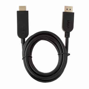 Alternative view of Cable DisplayPort a HDMI de 6 pies -Onn