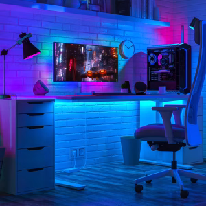 Alternative view of Tira de luces LED inteligentes de 10 pies controladas por App -Monster
