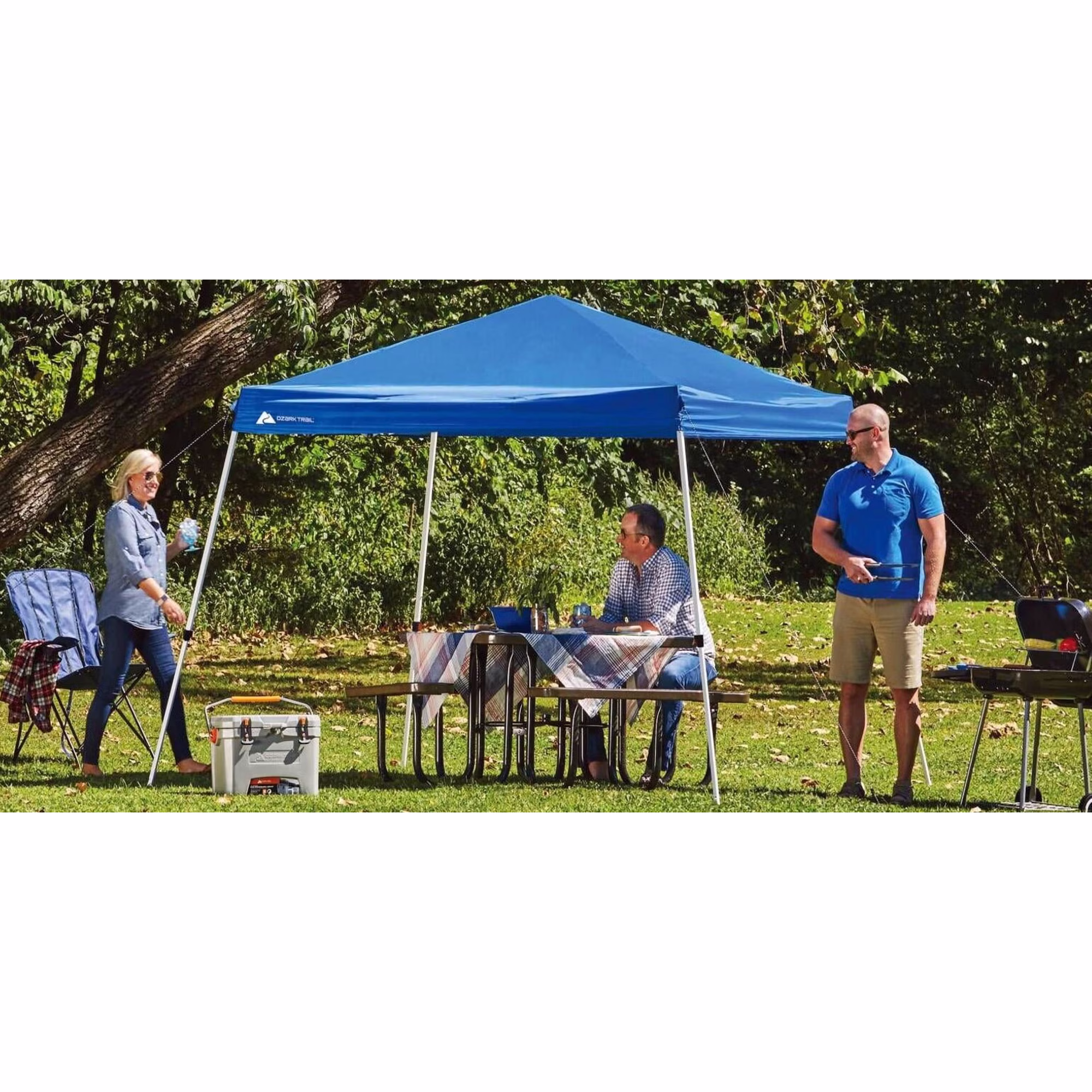 Carpa de patas inclinadas de 10' x 10', color azul -Ozark Trail - Imagen 9