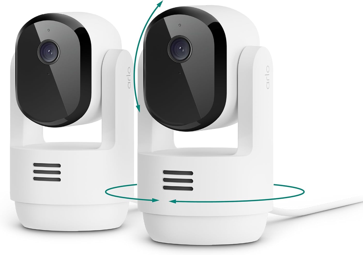 Cámara de seguridad con inclinación panorámica para interiores 2K -Arlo Essential