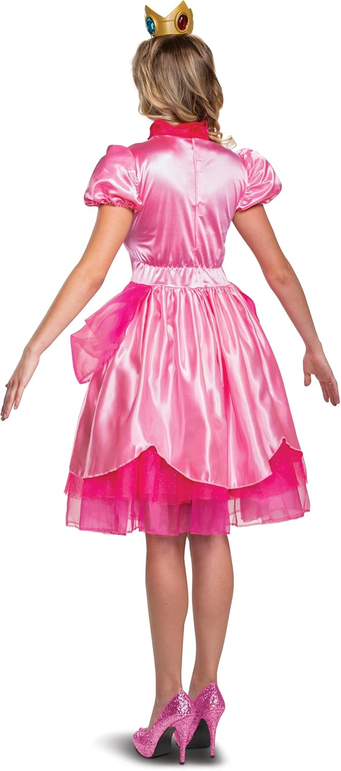 Disfraz de la princesa Peach (Mario Bros) para adultos talla M -Disguise - Imagen 3