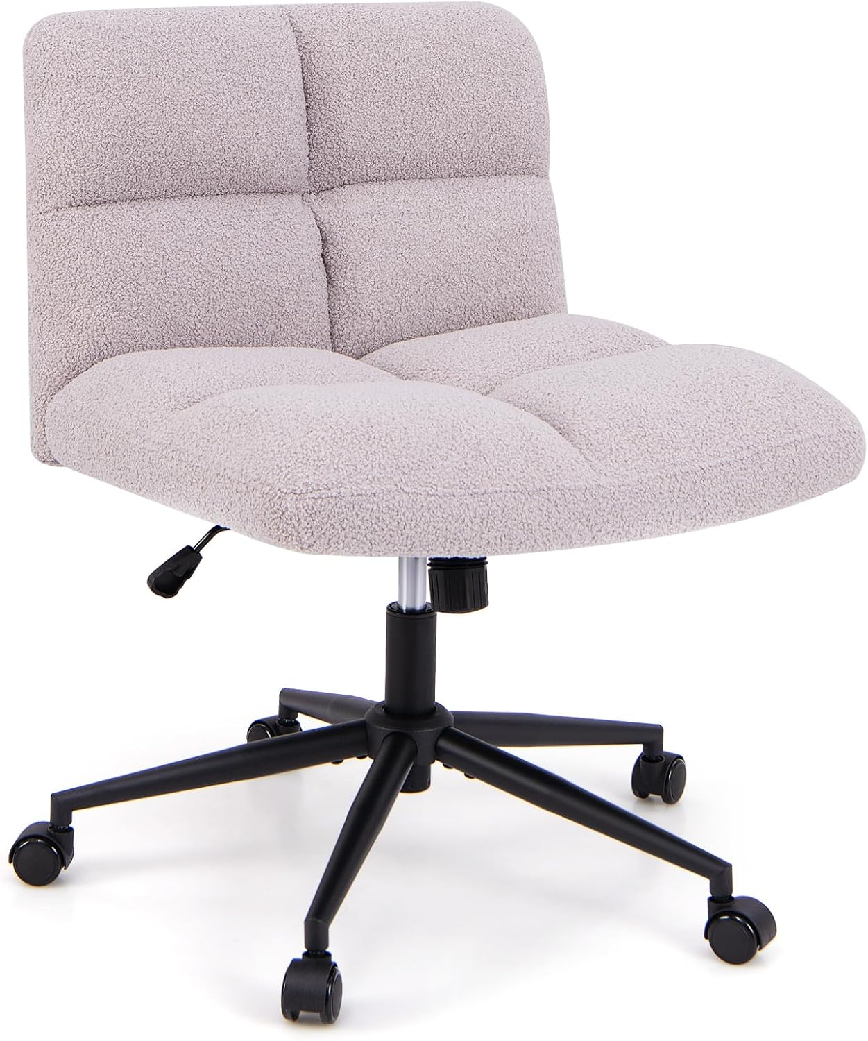 Silla de oficina giratoria con ajuste de altura y respaldo -Costway - Imagen 8