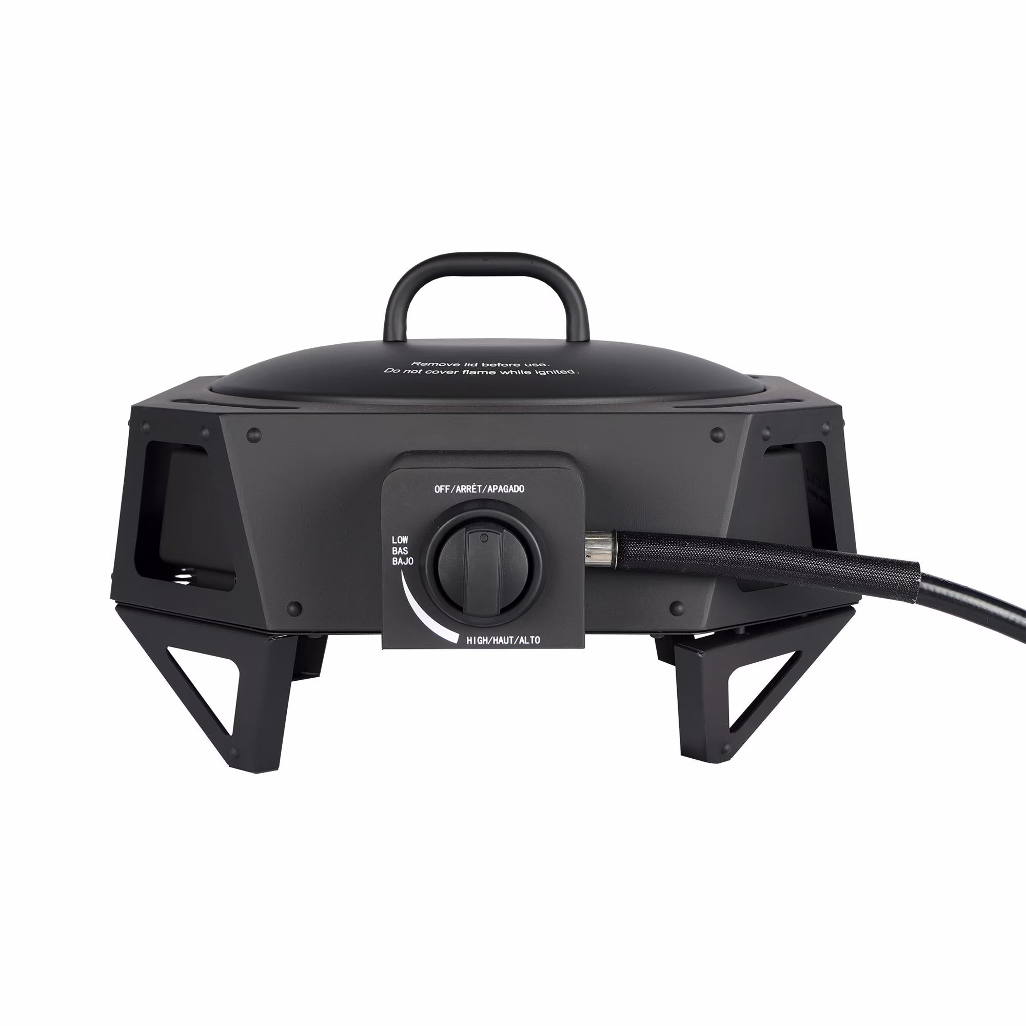 Fogón portátil de acero negro de 15 pulgadas con tapa -Ozark Trail - Imagen 6