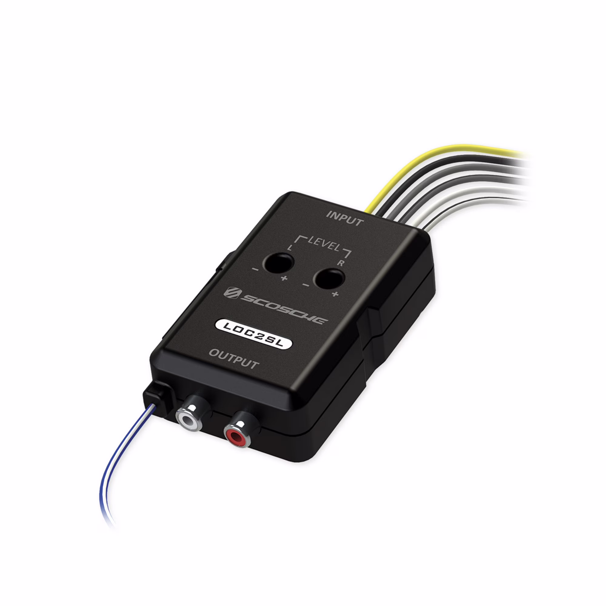 Convertidor RCA (calidad sonido audio) para carro con perilla de control remoto -Scosche - Imagen 3