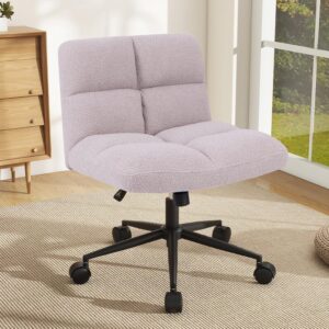 Silla de oficina giratoria con ajuste de altura y respaldo -Costway