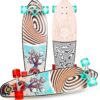 Patineta de madera de arce y ruedas de 62 mm, 32" x 9"  -Madd Gear