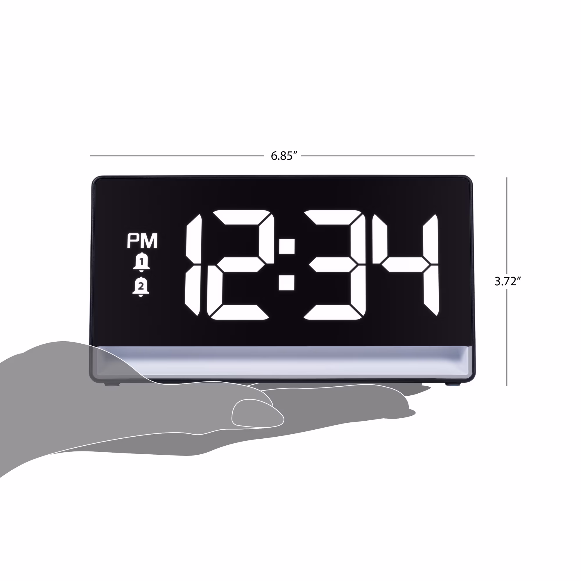 Reloj despertador digital con cambio de color -La Crosse - Imagen 4