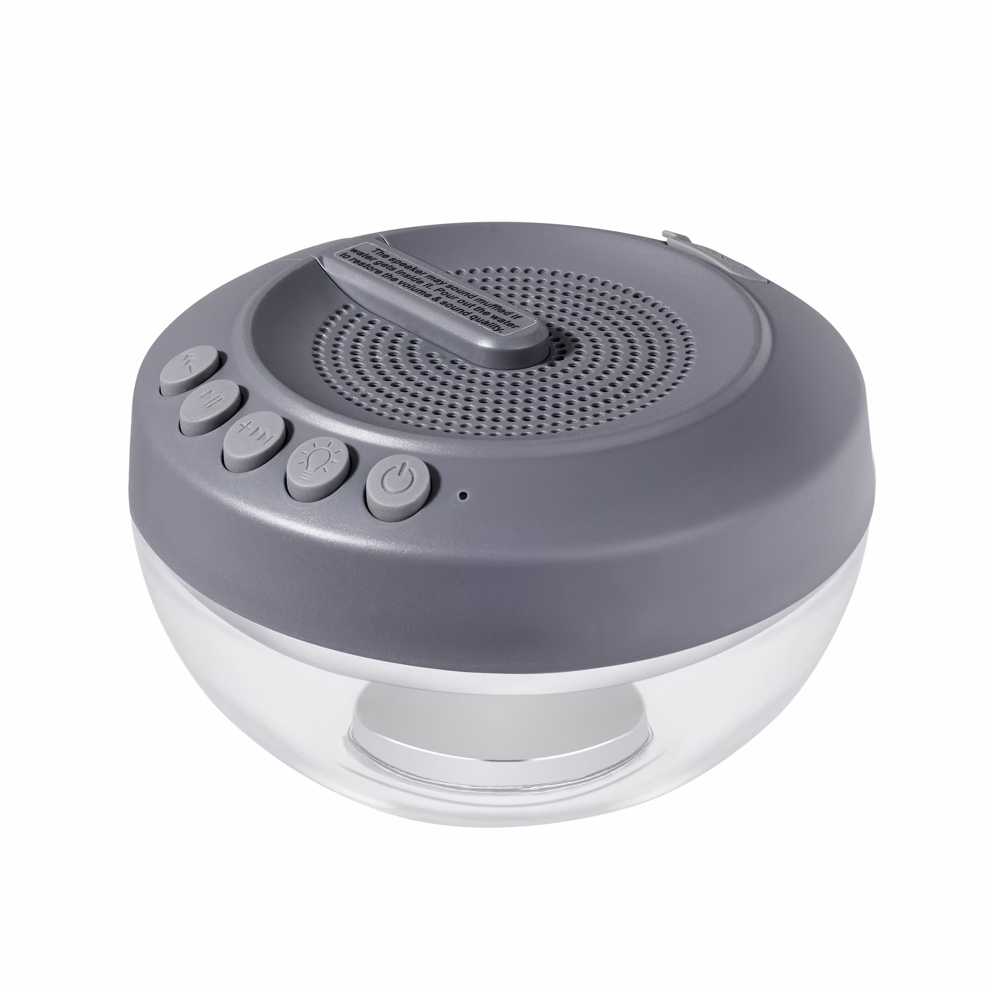 Altavoz bluetooth flotante para alberca con impermeabilidad IPX7 con luces LED -Bluescape