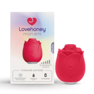 Vibrador de succión con forma de rosa (resistente al agua) -Lovehone