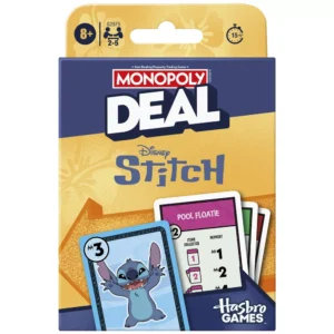 Juego de cartas "Monopoly Deal Stitch" -Hasbro