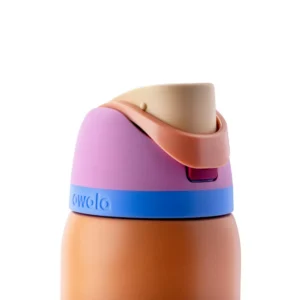 Alternative view of Botella de agua de acero inoxidable, color Tangy Tango de 32 oz  –Owala