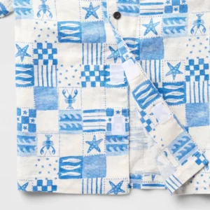 Alternative view of Conjunto de 2 piezas: camisa manga corta y short, para niño talla 3 -Cat & Jack