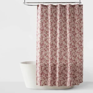 Cortina para baño de 72 x 72 in con estampado floral  -Room Essentials