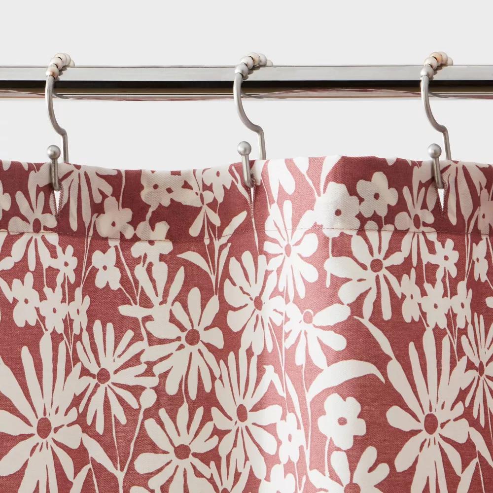 Cortina para baño de 72 x 72 in con estampado floral -Room Essentials - Imagen 3