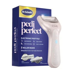 Lima para pies con 3 cambios de rodillos texturizados para pedicura perfecta  -Dr. Scholl's