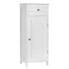 Mueble organizador para baño de madera con cajón y estante -Costway