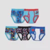 Paquete de 5 calzones con estampado del hombre araña para niño talla 6
