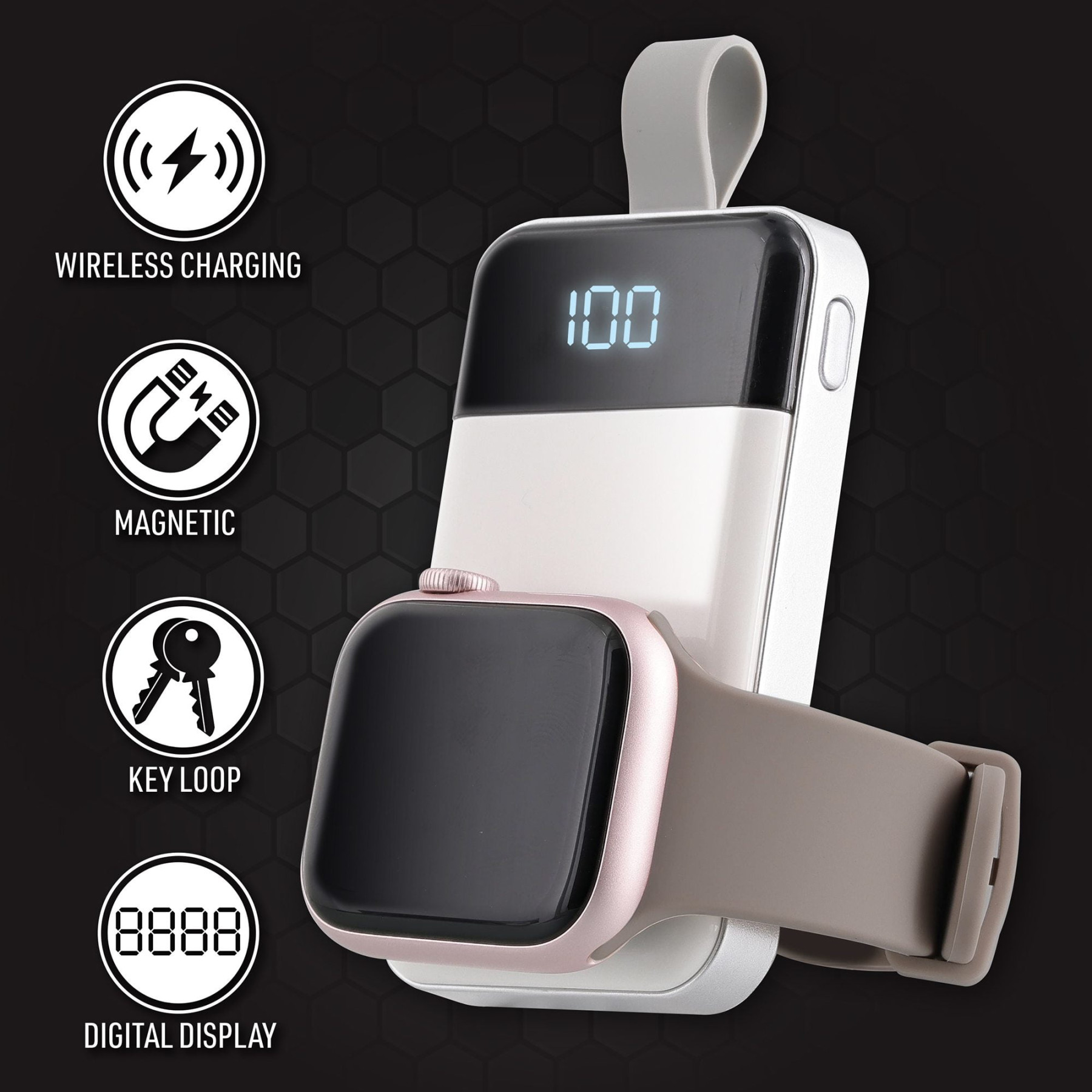 Cargador portátil Xtreme 1200 mAh magnético para Apple Watch - Imagen 6
