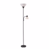 Lámpara de pie doble de 72" con lámpara de lectura ajustable -Mainstays