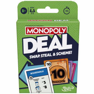 Juego de cartas "Monopoly: intercambiar, robar y esquematizar" -Hasbro