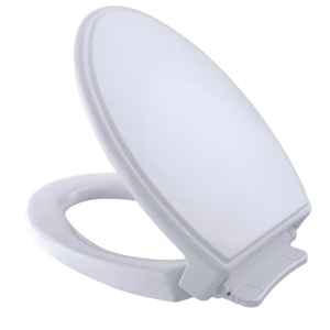 Asiento y tapa de inodoro de cierre lento, color blanco -TOTO