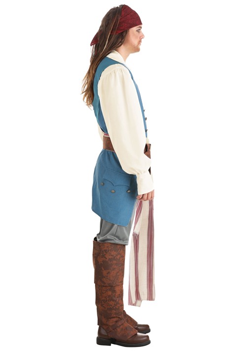 Disfraz del Capitán Jack Sparrow (Piratas del Caribe) de Disney para adulto talla L -Halloween Costumes - Imagen 4