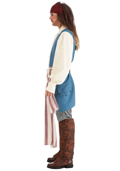 Disfraz del Capitán Jack Sparrow (Piratas del Caribe) de Disney para adulto talla L -Halloween Costumes - Imagen 3