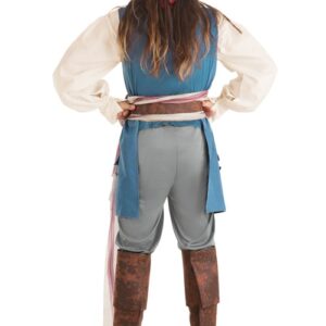Alternative view of Disfraz del Capitán Jack Sparrow (Piratas del Caribe) de Disney para adulto talla L -Halloween Costumes