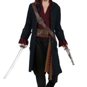 Disfraz de Will Turner (Piratas del Caribe) de Disney para adulto talla S -Halloween Costumes