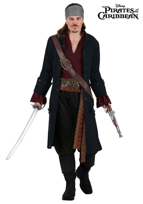 Disfraz de Will Turner (Piratas del Caribe) de Disney para adulto talla S -Halloween Costumes