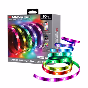 Tira de luces LED inteligentes de 10 pies controladas por App -Monster