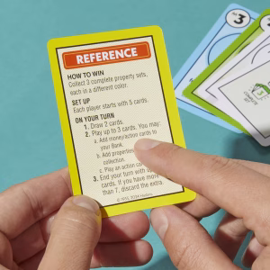 Alternative view of Juego de cartas "Monopoly: intercambiar, robar y esquematizar" -Hasbro