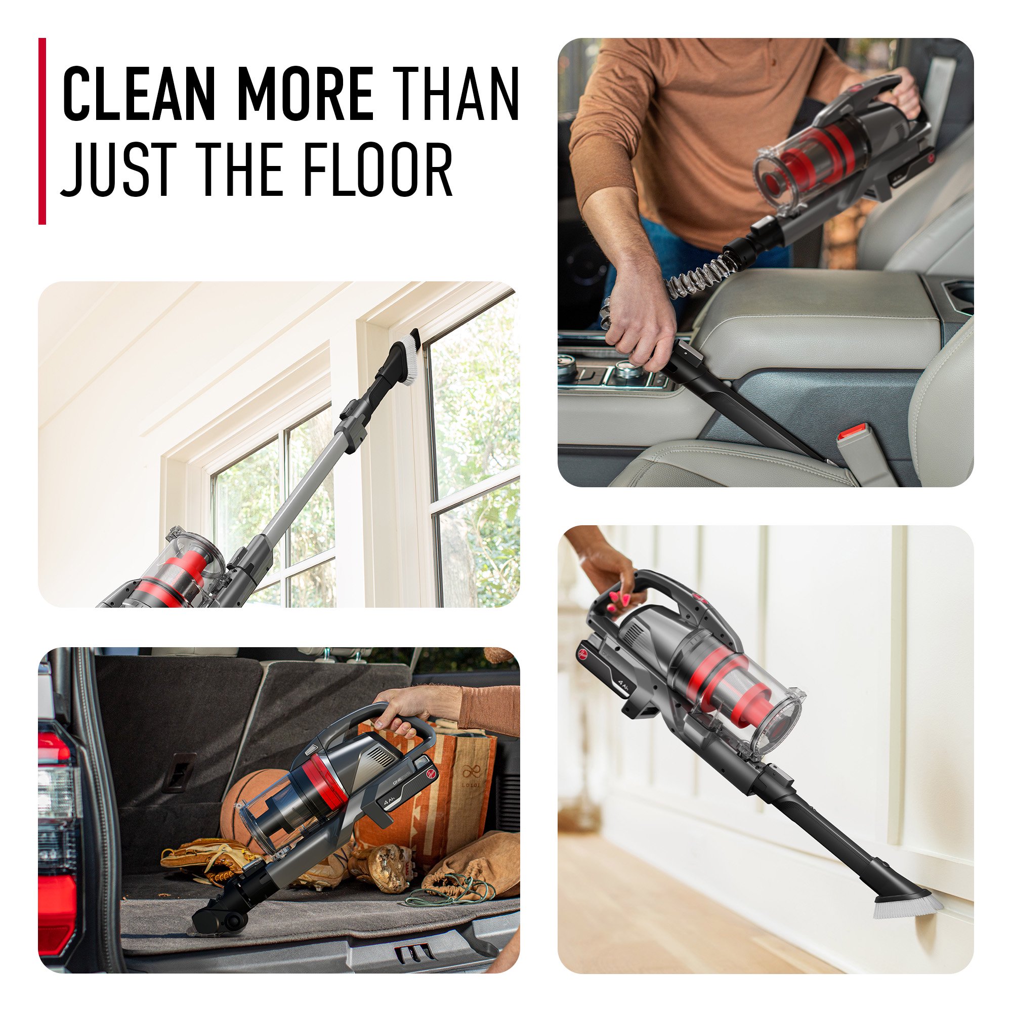 Aspiradora vertical inalámbrica, hasta 45 minutos de funcionamiento ONEPWR -Hoover - Imagen 2