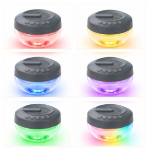 Alternative view of Altavoz bluetooth flotante para alberca con impermeabilidad IPX7 con luces LED -Bluescape