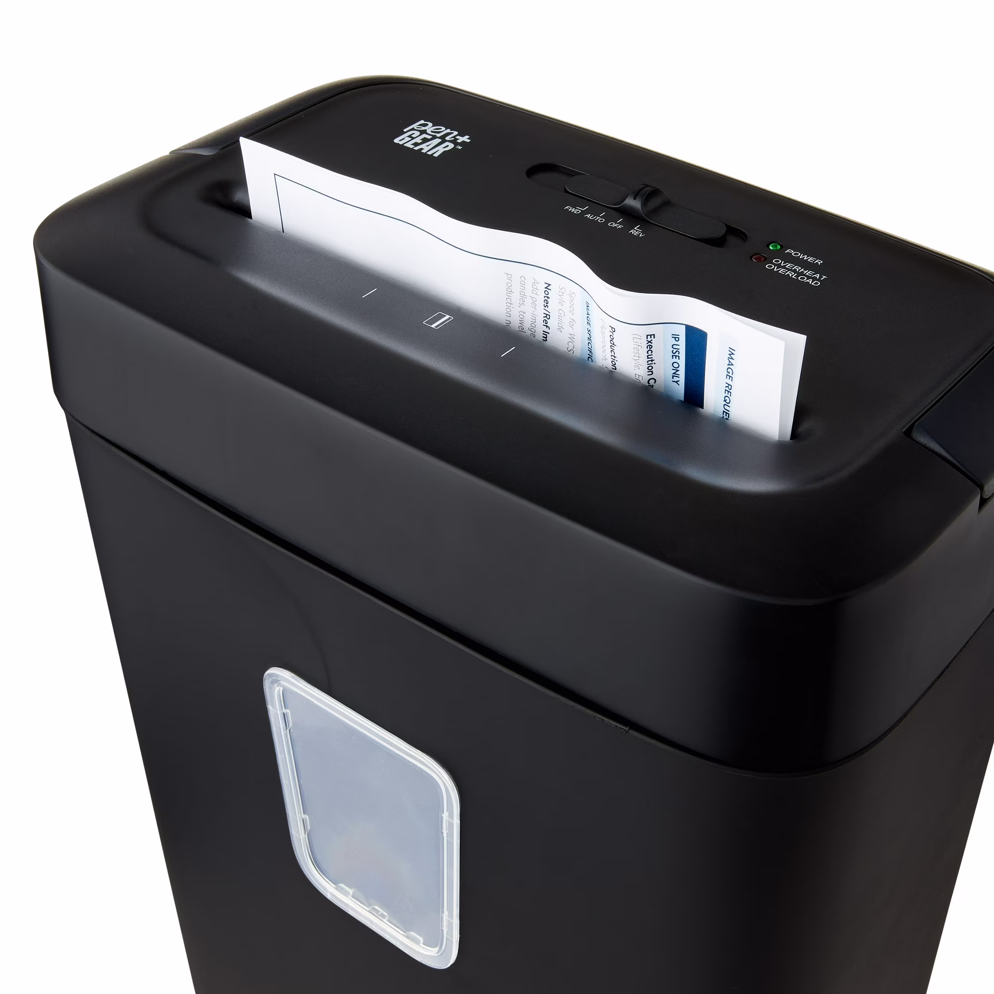 Trituradora de papel de corte transversal con contenedor de 5.5 galones -Pen+Gear - Imagen 3