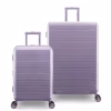 Par de maletas con ruedas de 20 y 28 pulgadas color malva -iFLYSmart