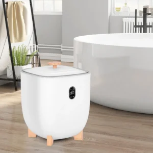 Alternative view of Calentador eléctrico de toallas tipo cubo de 25 L con ajuste de temperatura y temporizador -Giantex