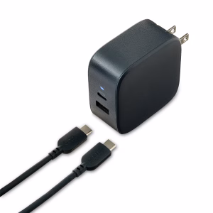 Cargador para computadora portátil con cable USB-C de 65 W -Onn