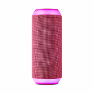 Bocina/altavoz Bluetooth con iluminación LED, color rosa -Onn