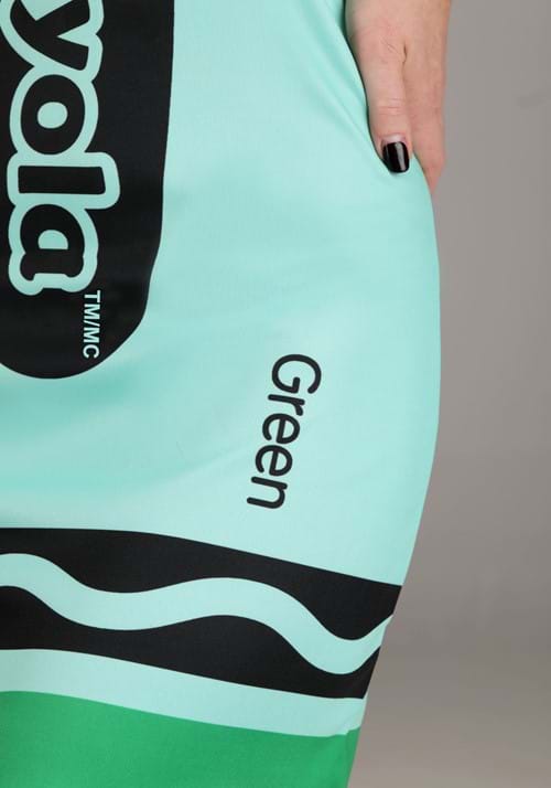 Disfraz de Crayola verde para mujer talla M -Halloween Costumes - Imagen 3
