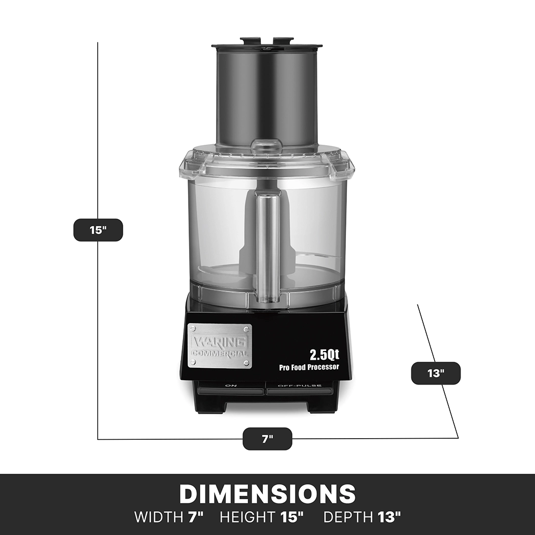 Procesador de alimentos de 2,5 cuartos de galón -Waring - Imagen 4