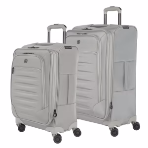 Juego de 2 maletas tipo spinner, expandibles y de estructura flexible -SwissGear