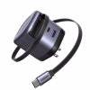 Cargador de 45W con cable retráctil tipo USB C GAN portátil -UGREEN
