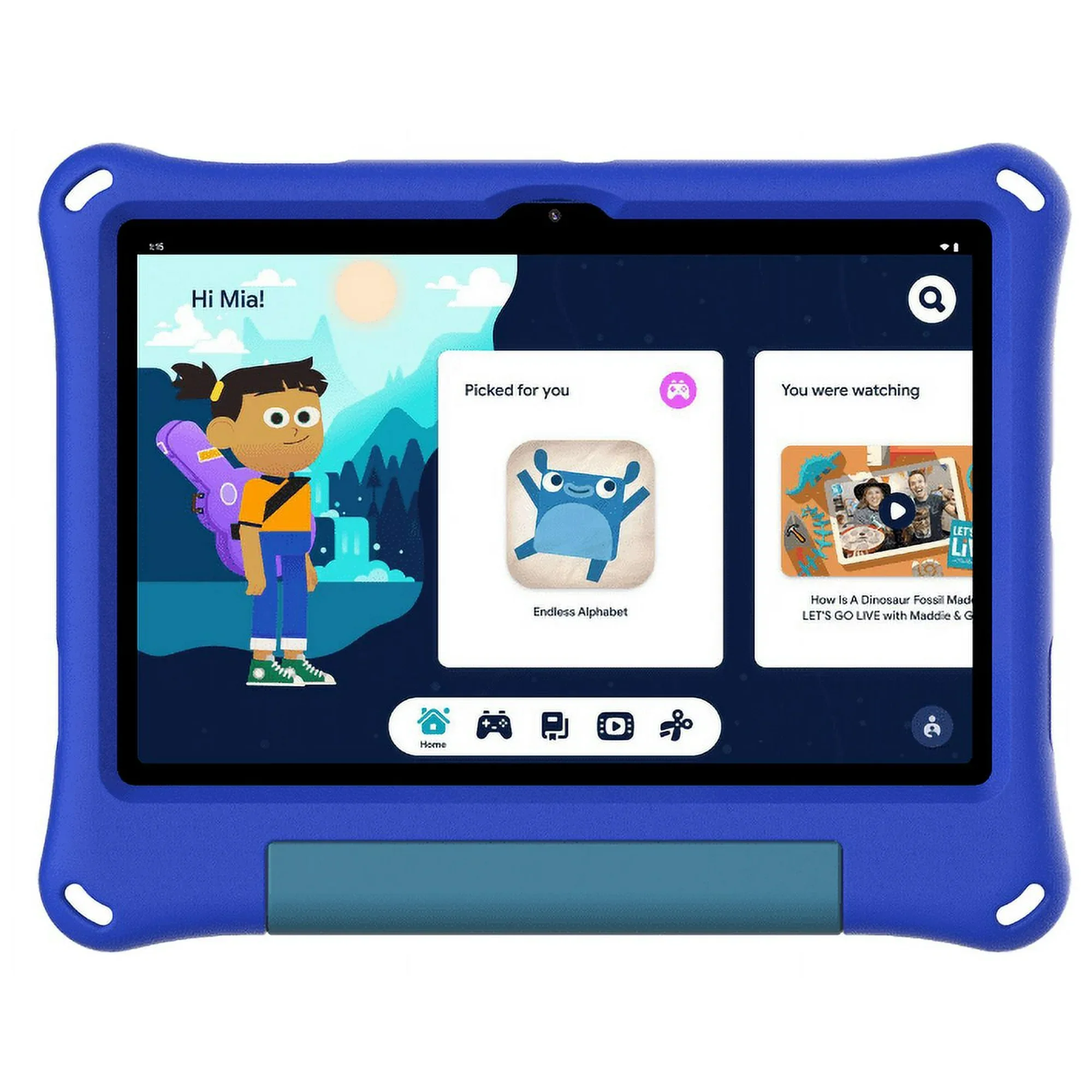 Tablet azul de 10,1" para niños, 32 GB (modelo 2024) -Onn