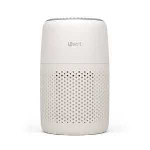 Purificador de aire mini con luz nocturna, color blanco crema -Levoit Core