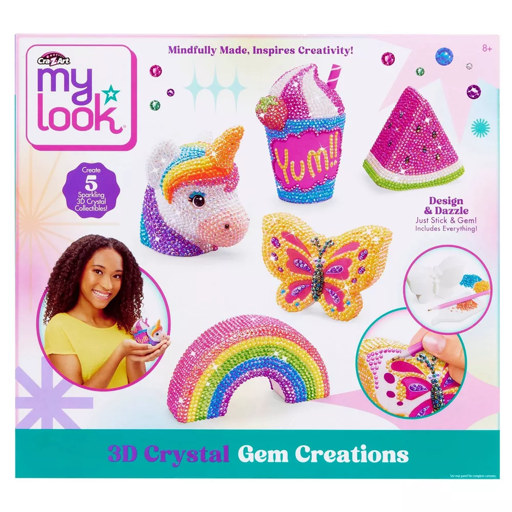 Set de creaciones de gemas de cristal en 3D -My Look