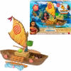 Set de juego: Canoa flotante de Moana con accesorios y mascota -Mattel