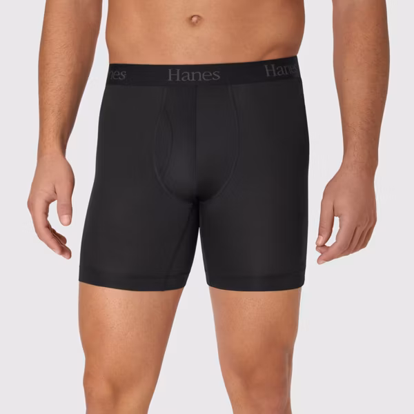 Paquete de 3 calzones tipo bóxer para caballero talla XL - Hanes - Imagen 4